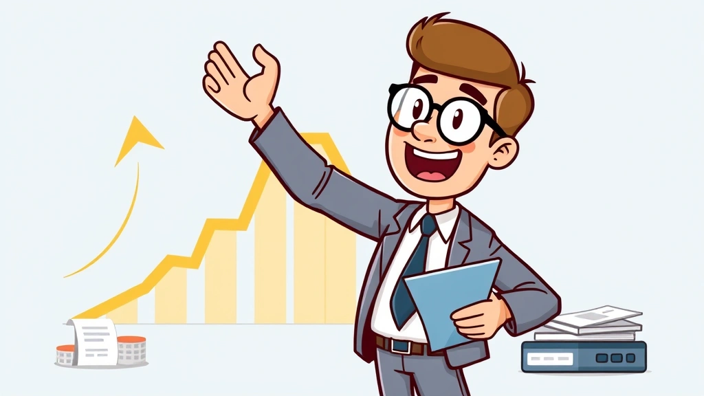 Cartoon freelancer celebrating financial success with rising income chart, diverse income streams flowing in, calculator and tax documents organized, confident professional appearance
